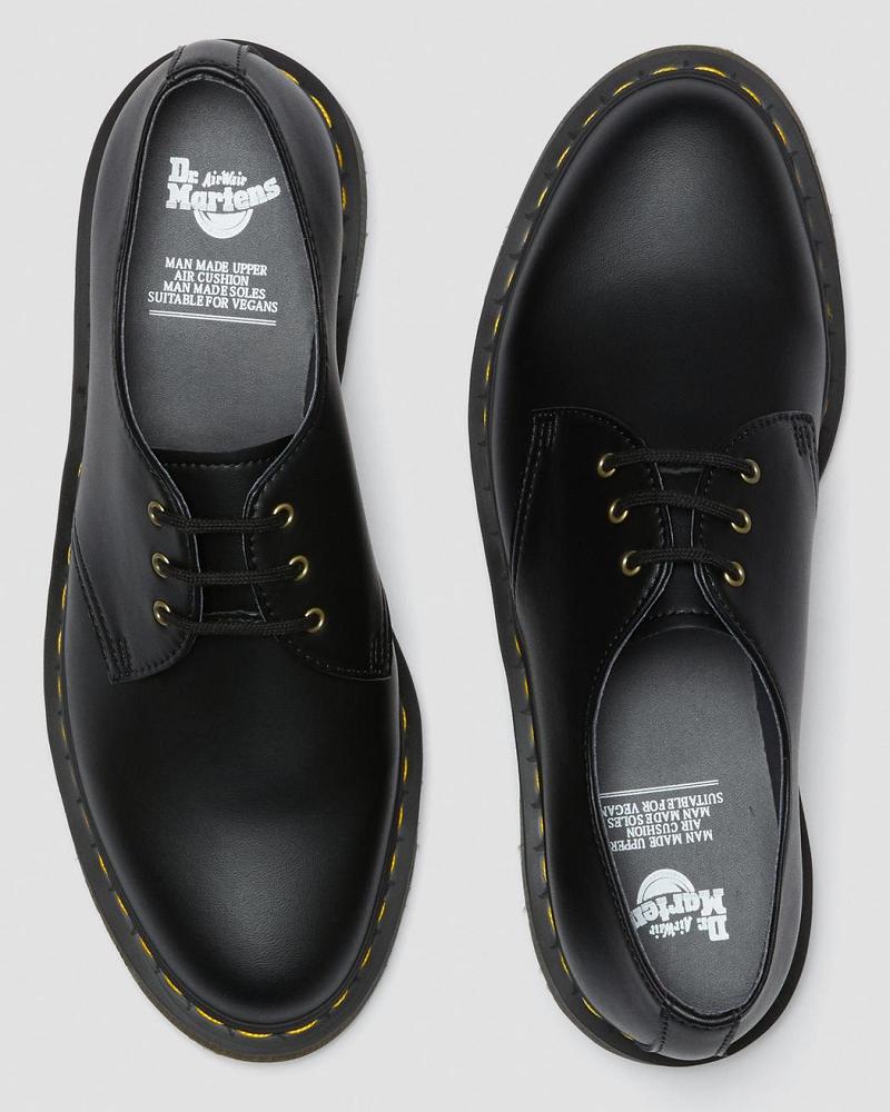 Men's Dr Martens Vegan 1461 Felix Oxfords Shoes Black | AU 618LIS